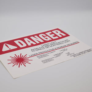 LASER RADIATION WALL SIGN [sf:MCMYSWYIZQKBA3ZP6PDZETVMMQYE]