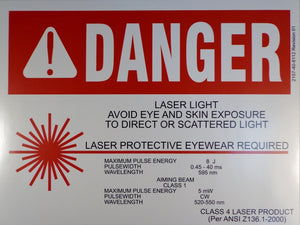 LASER RADIATION WALL SIGN [sf:MCNTTOMTY5JJFVPAUZOXUH7QARPQ]
