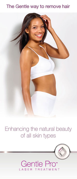 Laser Hair Removal Patient Brochure, Gentle Pro Series