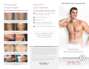 Laser Hair Removal Patient Brochure, Gentle Pro Series - Male Model [sf:MCF6C55OUEDRBLJBUVXRTJ4LHQWE]
